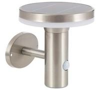 Applique Murale Extérieure Solaire LED Helios en Acier Inoxydable avec Détecteur de Mouvement PIR 4000K Blanc neutre