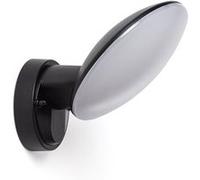 TechBrey Applique Murale LED Extérieure Kora 9W Noir Noir G