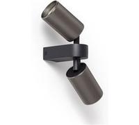 LEDKIA LIGHTING Applique Murale Orientable Aluminium Breixo 2 Spots Noir GU10