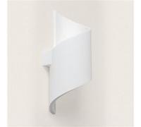 TechBrey Applique Murale Plâtre Spiral Blanc Blanc