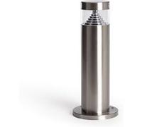 TechBrey Balise LED Extérieur 5W en Saillie sur Pied 30cm Acier Inoxydable Inti Inox 3000K Blanc chaud Acier inoxidable G