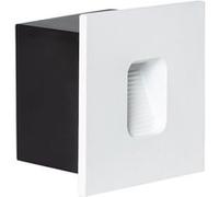 TechBrey Balise LED Extérieure 2W Encastrable au Mur Carrée Olite Blanche 4000K Blanc neutre Blanc G