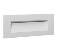 TechBrey Balise LED Extérieure 7W Encastrable au Mur Rectangulaire Groult Blanche 2700K Blanc chaud Blanc G