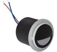 TechBrey Balise Murale LED 3W Encastrable Aluminium Ronde Noire Occulare 2700K Blanc chaud Noir G
