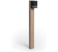 Ledkia Balise sur Pied Extérieure M Aluminium Minol Brun clair