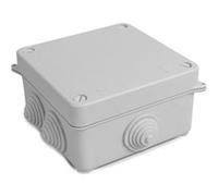 TechBrey Boîte de Dérivation Étanche en Saillie IP55 113x113x60 mm Gris Gris G