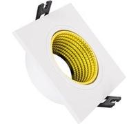 TechBrey Collerette Downlight Carrée Orientable pour Ampoule LED GU10/GU5.3 Coupe Ø 80mm Vert Vert