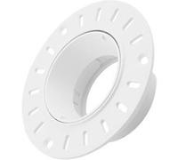 LEDKIA LIGHTING Collerette Downlight Conique Orientable Intégration Plâtre/Placo pour Ampoule LED GU10 / GU5.3 Coupe Ø70 mm Suefix Noir