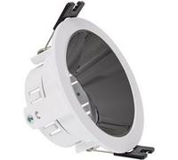 TechBrey Collerette Downlight Conique Reflect pour Ampoule LED GU10/ GU5.3 Coupe Ø 75mm Argent Argent