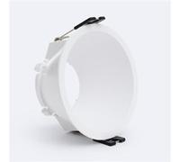 TechBrey Collerette Downlight Conique Reflect pour Ampoule LED GU10/GU5.3 Coupe Ø 85mm Blanc / Argent Blanc / Argent
