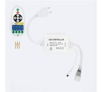 TechBrey Contrôleur Variateur pour Ruban LED CCT 220V AC avec Télécommande IR Blanc Blanc