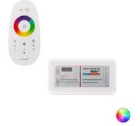 TechBrey Contrôleur variateur tactil ruban LED RGBW 12/24V DC avec télécommande RF RGBW