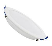 LEDKIA LIGHTING Dalle LED 12W Ronde SOLID Coupe Ø 140-160 mm 6500K Non Dimmable Blanc froid