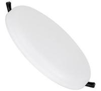 TechBrey Dalle LED Ronde Slim Surface 36W IP54 Coupe Ø200mm 3000K Blanc chaud Blanc