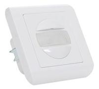 TechBrey Détecteur de Mouvement PIR 120º Mécanisme Mural Carré Pro Blanc Blanc G