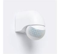 TechBrey Détecteur de Mouvement PIR Crépusculaire 180º Smart Mural Extérieur IP44 Blanc Blanc
