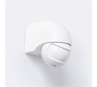 LEDKIA LIGHTING Détecteur de Mouvement RADAR Crépusculaire 180º Mural Extérieur IP44 Blanc