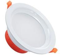 TechBrey Downlight LED 12W Rond LUX CRI90 Coupe Ø 125 mm IP44 No Flicker 5000K Blanc froid Blanc G