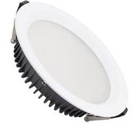 TechBrey Downlight LED 30W Rond Aero 130 lm/W Microprismatique Coupe Ø 200 mm 3000K Blanc chaud Blanc