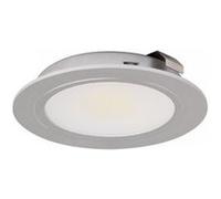 TechBrey Downlight LED 3W 12V DC Meuble avec Connecteur Rapide Coupe Ø 63 mm 4000K Blanc neutre Gris