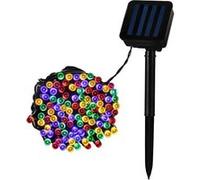 Ledkia Guirlande LED Extérieure Solaire 12m - Blanc Chaud