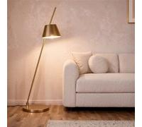 Ledkia Lampadaire métal Bardney - Or