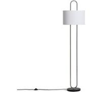 LEDKIA LIGHTING - Lampadaire Métal et Tissu Duque | Éclairage Doux pour Salon et Chambre | Design Élégant et Polyvalent | Assemblage Facile, Blanc