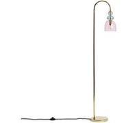 Ledkia Lampadaire métal et verre Baudelaire - Rose