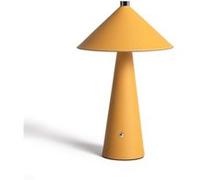 TechBrey Lampe à Poser LED 3W Portable Cuir et Métal avec Batterie USB Rechargeable Nhalma Beige Beige