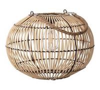LEDKIA LIGHTING - Lampe à Poser LED Extérieure Solaire | Design Naturel Méditerranéen | Énergie Solaire | IP44 pour Extérieur | Facile à Transporter, Naturel, Rotin