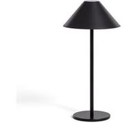LEDKIA LIGHTING - Lampe à Poser LED 3W Portable | Batterie Rechargeable USB | Éclairage 240 lm | Design Prisme Moderne | Utilisation Intérieure/Extérieure | Noir, Métal