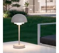 Lampe À Poser Led 2w Portable Avec Batterie Usb Rechargeable Galdan Taupe