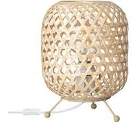 Ledkia Lampe à Poser Rotin Chia Naturel