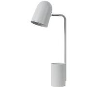 Lampe De Bureau Flex Métal Waal Avec Porte-Crayons Blanc