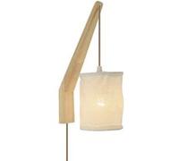 TechBrey Lampe Murale Bois et Métal Kanzu Naturel Naturel G