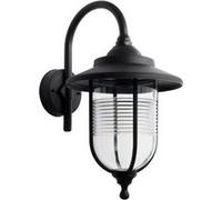 TechBrey Lampe Murale Extérieure Berna Noir Noir G