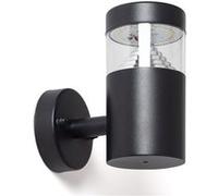TechBrey Lampe Murale LED Extérieure 5W Acier Inoxydable Inti Black 3000K Blanc chaud Noir