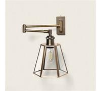 TechBrey Lampe Murale Métal et Verre Brontom Laiton Laiton G
