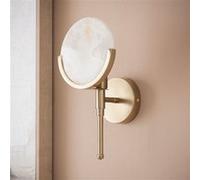 TechBrey Lampe Murale Métal et Verre Frome Doré Doré