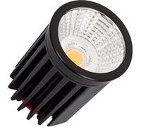 TechBrey Module LED 10W No Flicker pour Collerette Downlight M16/GU10 4000K 38º Blanc neutre Noir