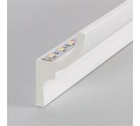 TechBrey Moulure Corniche 2m pour Ruban LED ARCOS 71 Blanc Blanc