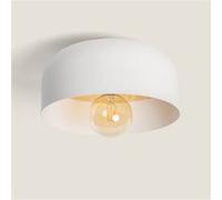 Ledkia Plafonnier Circulaire Métal Ø300 Blanc