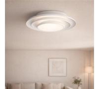 Ledkia Plafonnier LED 20W Rond Métal Ø300 mm CCT Sélectionnable Telmor Blanc