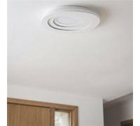 Ledkia Plafonnier LED 28W Métal CCT Sélectionnable Zarek Blanc