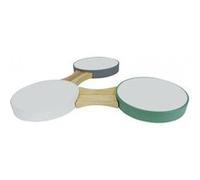LEDKIA LIGHTING – Plafonnier LED 30W – Bois et métal, CCT 2700-6500K, Multicolore