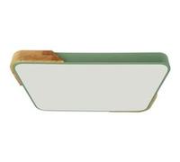 LEDKIA LIGHTING - Plafonnier LED Rectangulaire CCT Sélectionnable | 30W Éclairage Efficace | 2400 lm Instantané | Normes CE & RoHS | Bois et Métal, Blanc, 50x625x425 mm