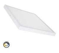 LEDKIA LIGHTING Plafonnier LED Carré 30W Extra-Plat CCT Sélectionnable 400x400 mm pour chambre, salon, cuisine Sélectionnable (chaud-neutre-froid)