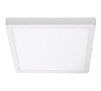 LEDKIA LIGHTING Plafonnier LED Carré Aluminium Slim 24W CCT Sélectionnable Galán 280x280 mm SwitchDimm pour chambre, salon, cuisine Blanc