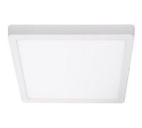 LEDKIA LIGHTING Plafonnier LED Carré Aluminium Slim 24W CCT Sélectionnable Galán 280x280 mm SwitchDimm pour chambre, salon, cuisine Noir