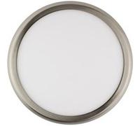 Ledkia Plafonnier LED Rond Métal 24W Design Silver Ø300mm 4000K Blanc neutre